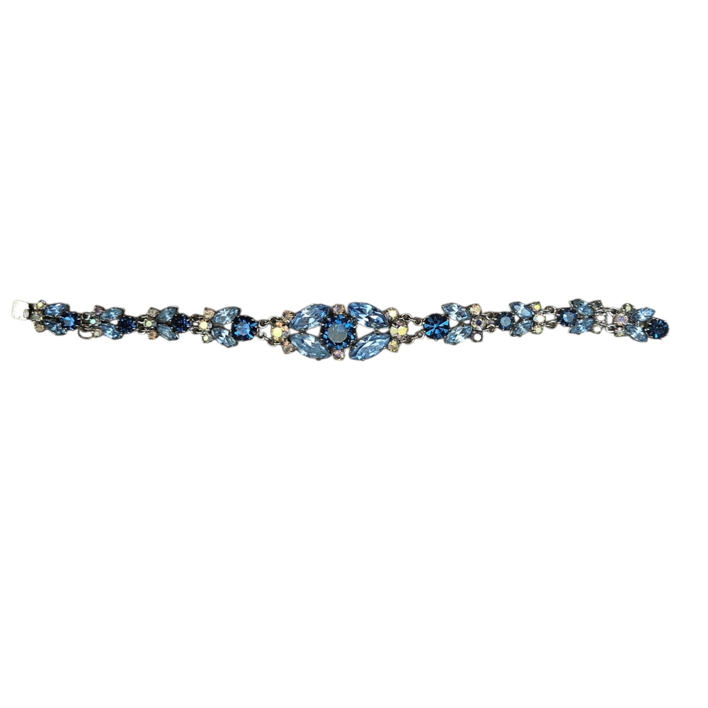 Juliana Elegant Blue Crystal Bracelet Made In Austria Signed